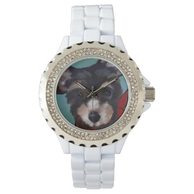Yorkie Poo Armbandsur (Framsida)