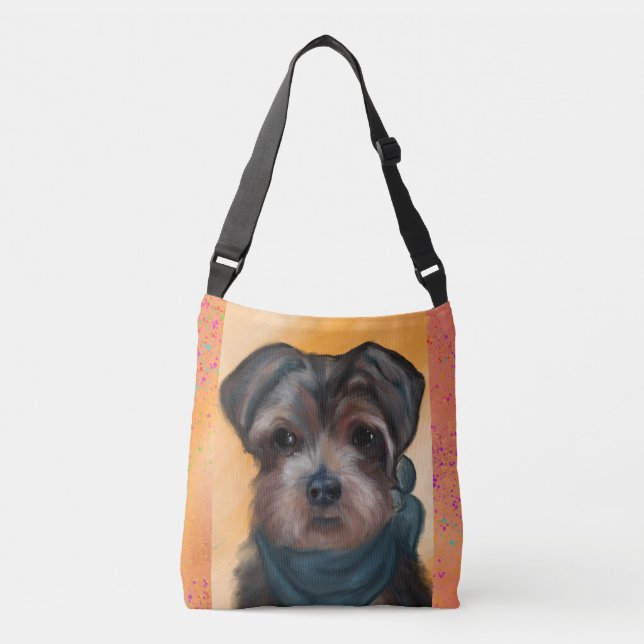 YORKIE POO         AXELVÄSKA (Framsida)