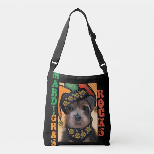 YORKIE POO          AXELVÄSKA (Framsida)