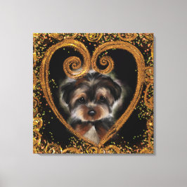 Yorkie Poo Canvastryck