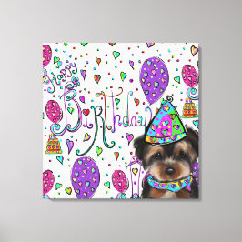 Yorkie Poo Canvastryck