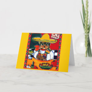 Yorkie Poo Cinco de Mayo Kort