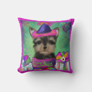 YORKIE POO FÖDELSEDAG KUDDE