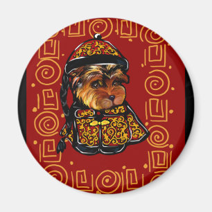 Yorkie Poo Hundens år Magnet