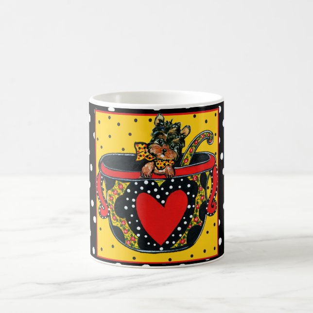 Yorkie Poo Kaffemugg (Center)