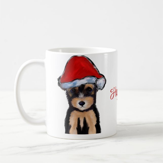 Yorkie Poo Kaffemugg (Vänster)