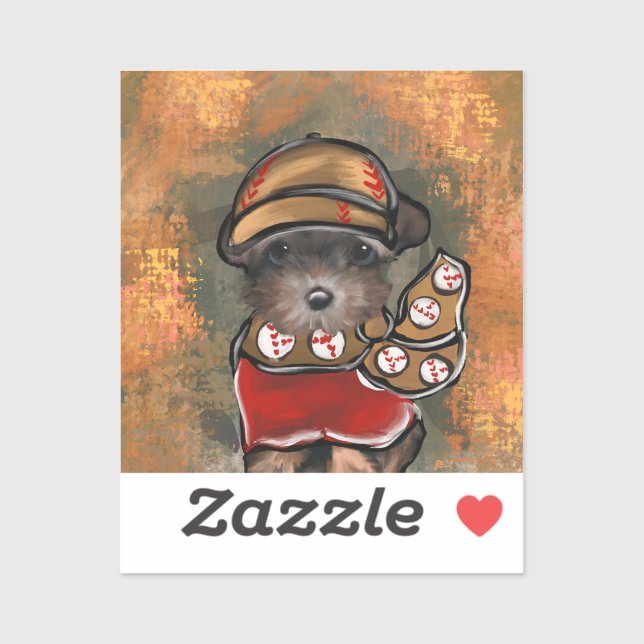 Yorkie Poo  Klistermärken (Ark)