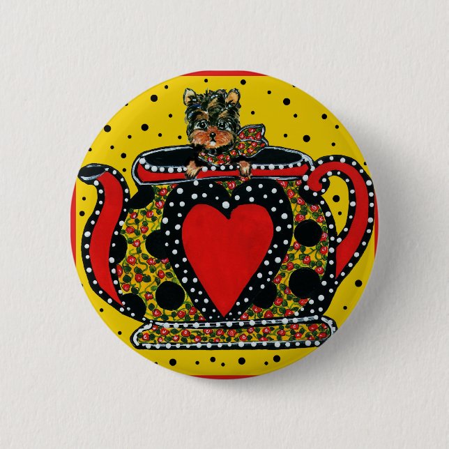 Yorkie Poo Knapp (Framsida)