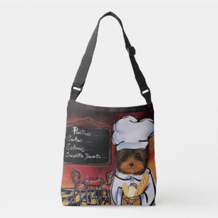 YORKIE POO KOCK AXELVÄSKA