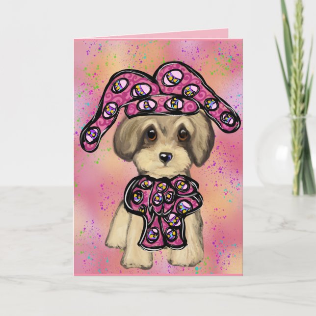Yorkie Poo Kort (Framsida)