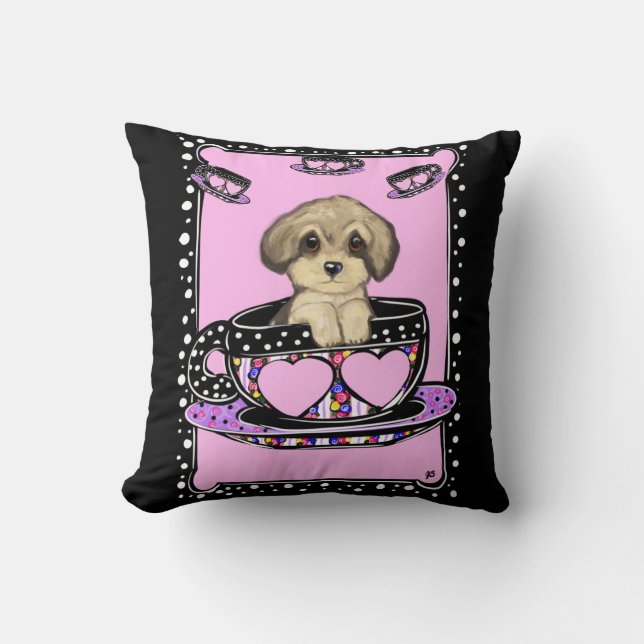 Yorkie Poo Kudde (Framsida)