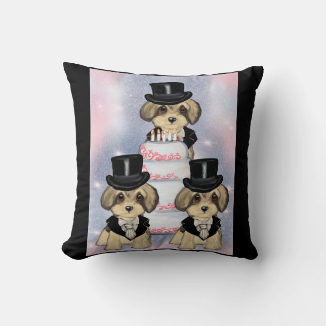 Yorkie Poo Kudde (Framsida)