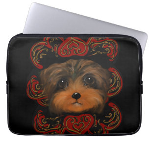 YORKIE POO LAPTOP FODRAL
