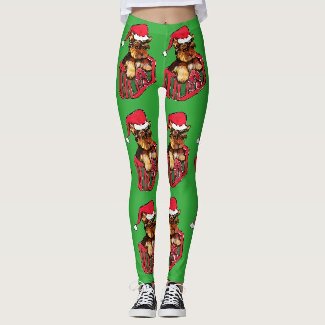 Yorkie Poo Leggings (Framsida)