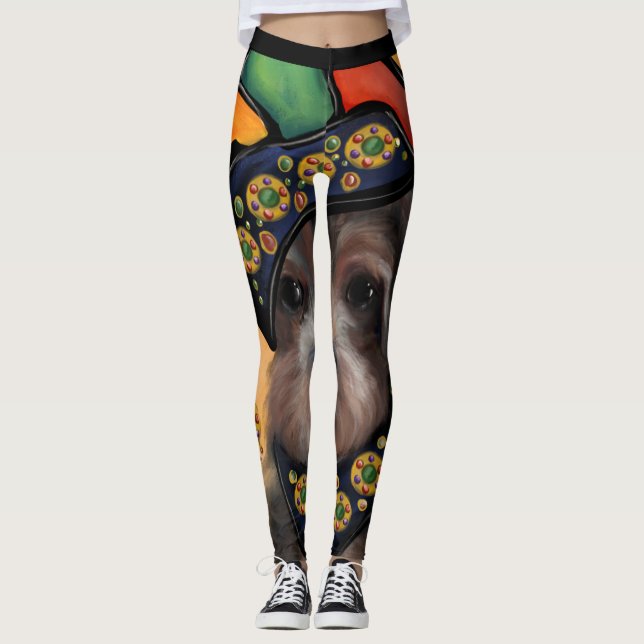 YORKIE POO LEGGINGS (Framsida)