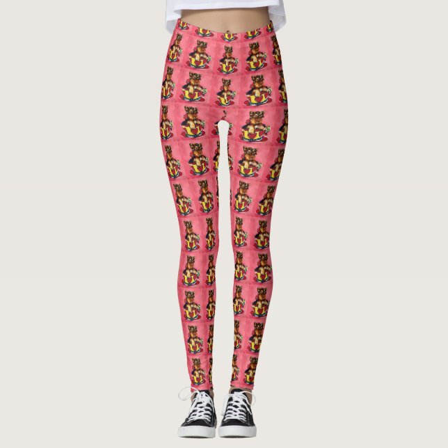 Yorkie Poo Leggings (Framsida)