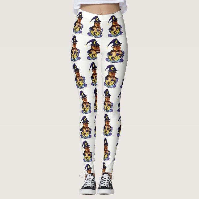 Yorkie Poo Leggings (Framsida)
