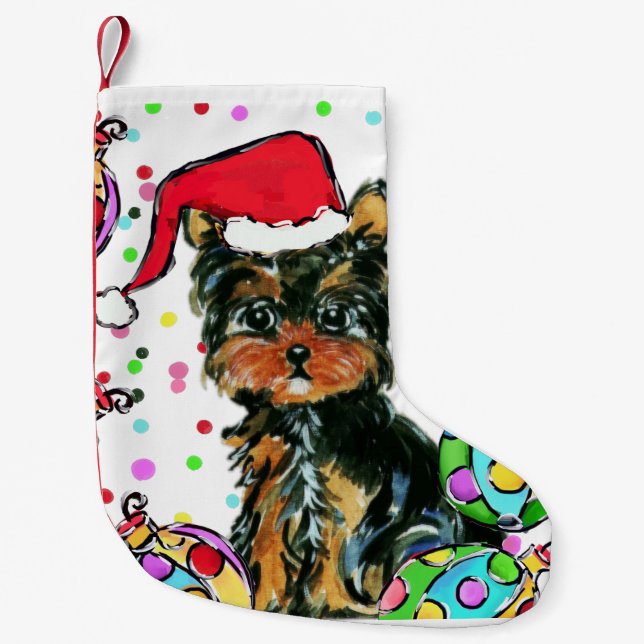 YORKIE POO LITEN JULSTRUMPA (Framsidan)