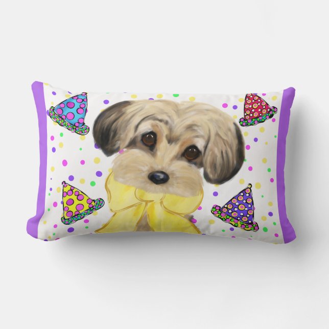 YORKIE POO LUMBARKUDDE (Framsida)