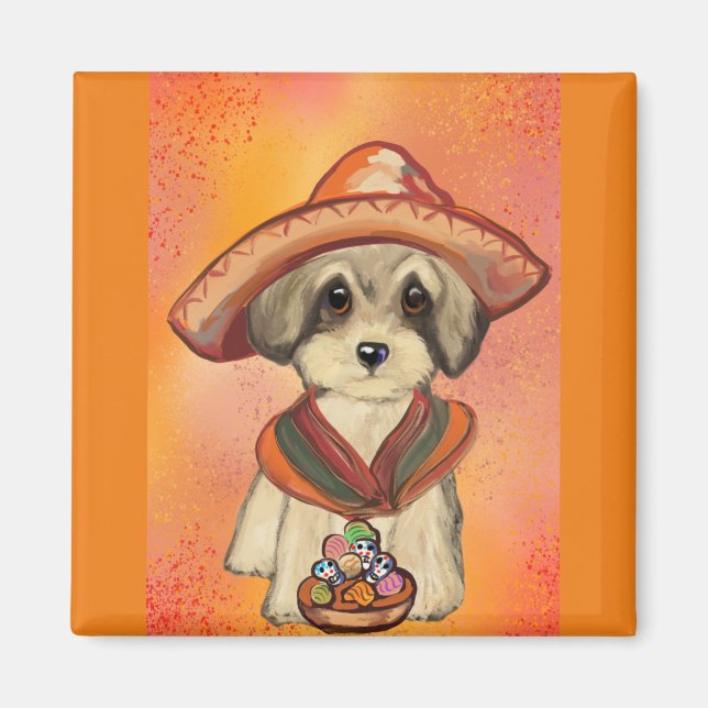 Yorkie Poo Magnet (Framsidan)