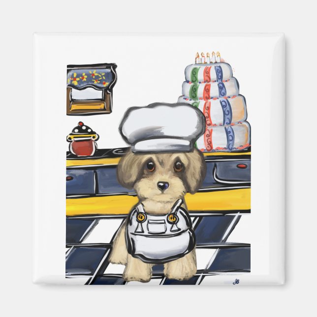 Yorkie Poo Magnet (Framsidan)