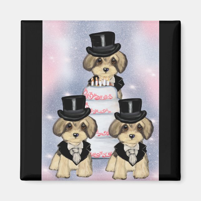 Yorkie Poo Magnet (Framsidan)