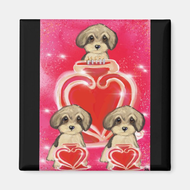 Yorkie Poo Magnet (Framsidan)