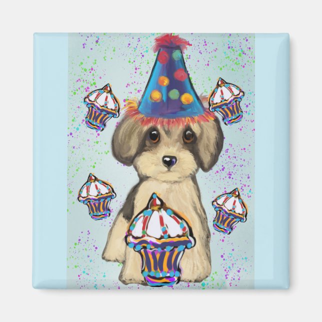 Yorkie Poo Magnet (Framsidan)