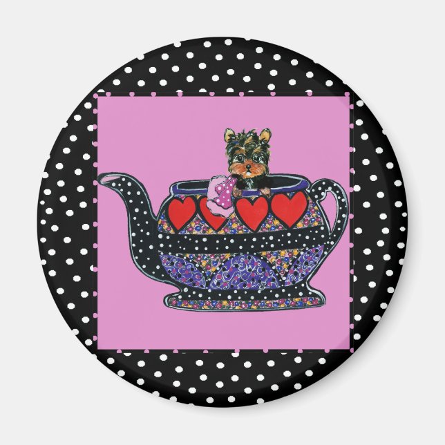 Yorkie Poo Magnet (Framsidan)