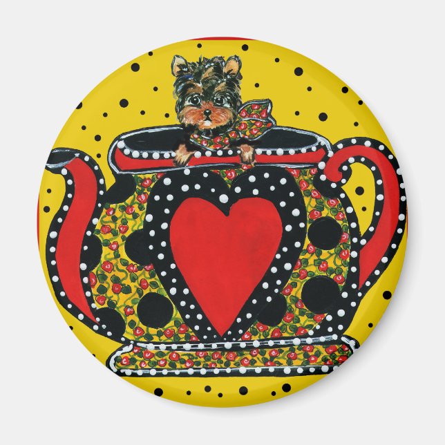 Yorkie Poo Magnet (Framsidan)