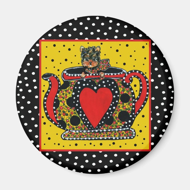 Yorkie Poo Magnet (Framsidan)