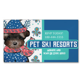 Yorkie Poo Magnetiska Visitkort