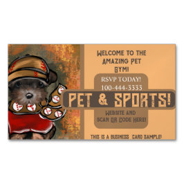 Yorkie Poo Magnetiska Visitkort