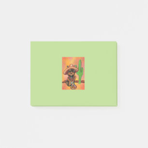 Yorkie poo mexiko post-it block