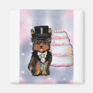 Yorkie poo pälsvård magnet
