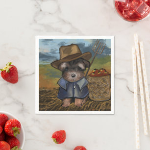 Yorkie Poo Pappersservett