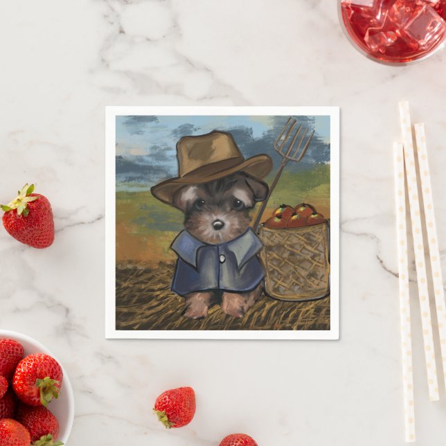 Yorkie Poo Pappersservett (Insitu)