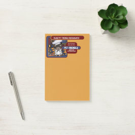 Yorkie Poo Post-it Block