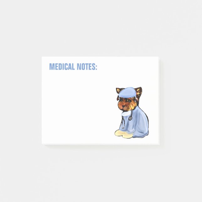 Yorkie Poo Post-it Block (Framsida)