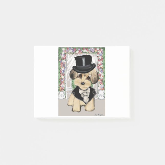YORKIE POO POST-IT BLOCK (Framsida)