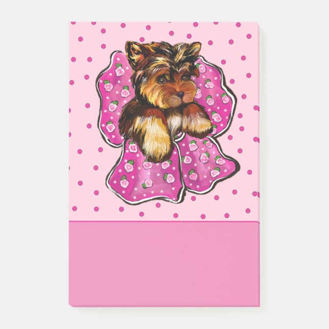Yorkie Poo Post-it Block (Framsida)