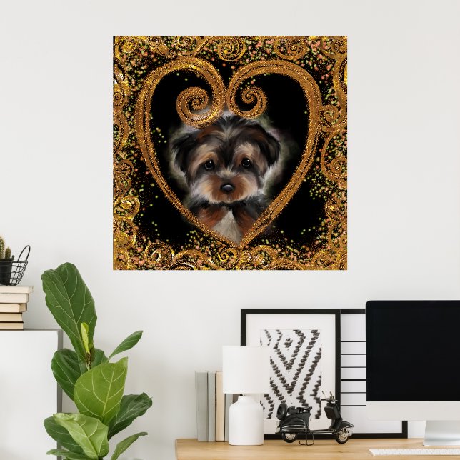 Yorkie Poo Poster (Hemmakontoret)