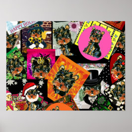YORKIE POO POSTER