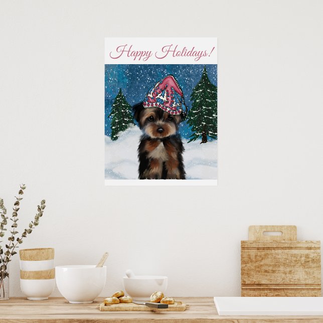 YORKIE POO POSTER (Kök)