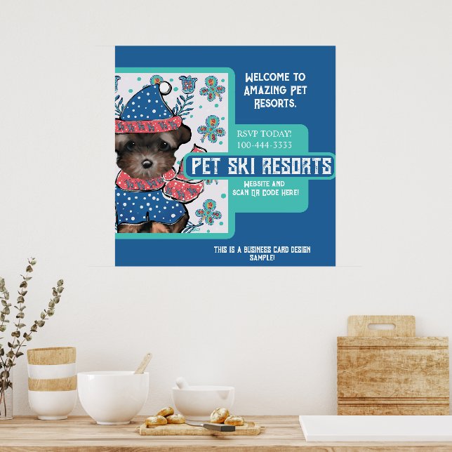 Yorkie Poo Poster (Kök)