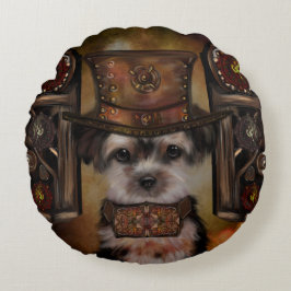Yorkie Poo Rund Kudde