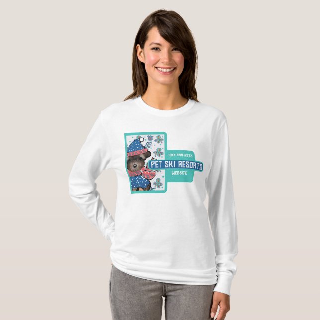 Yorkie Poo T Shirt (Hel framsida)