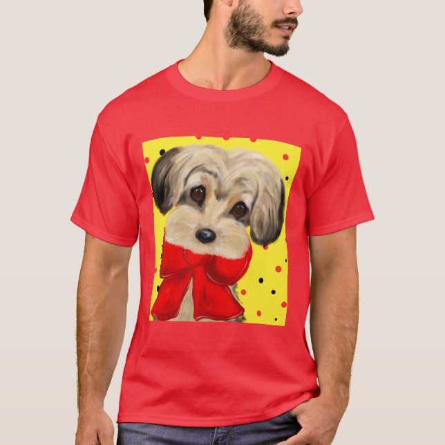 Yorkie Poo T Shirt (Framsida)
