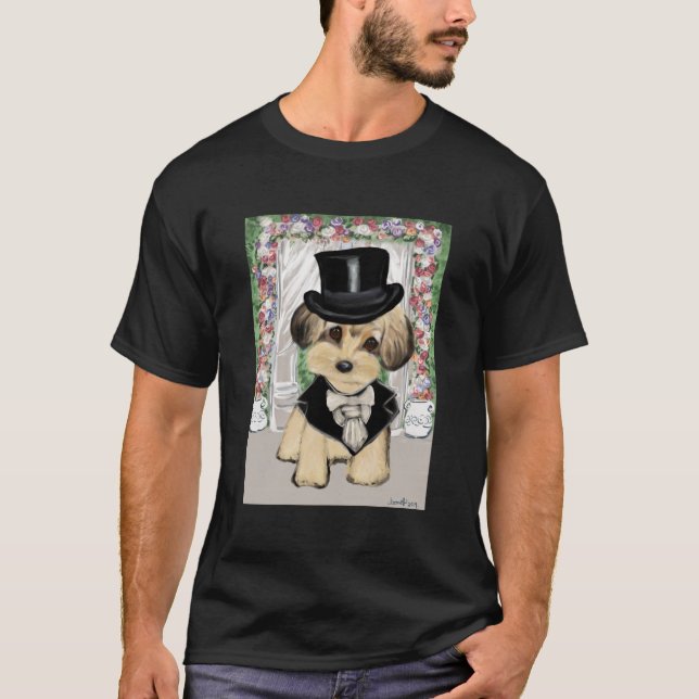 YORKIE POO T SHIRT (Framsida)