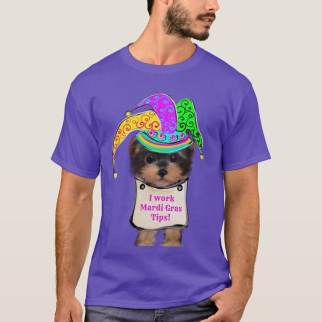 Yorkie Poo   T Shirt (Framsida)